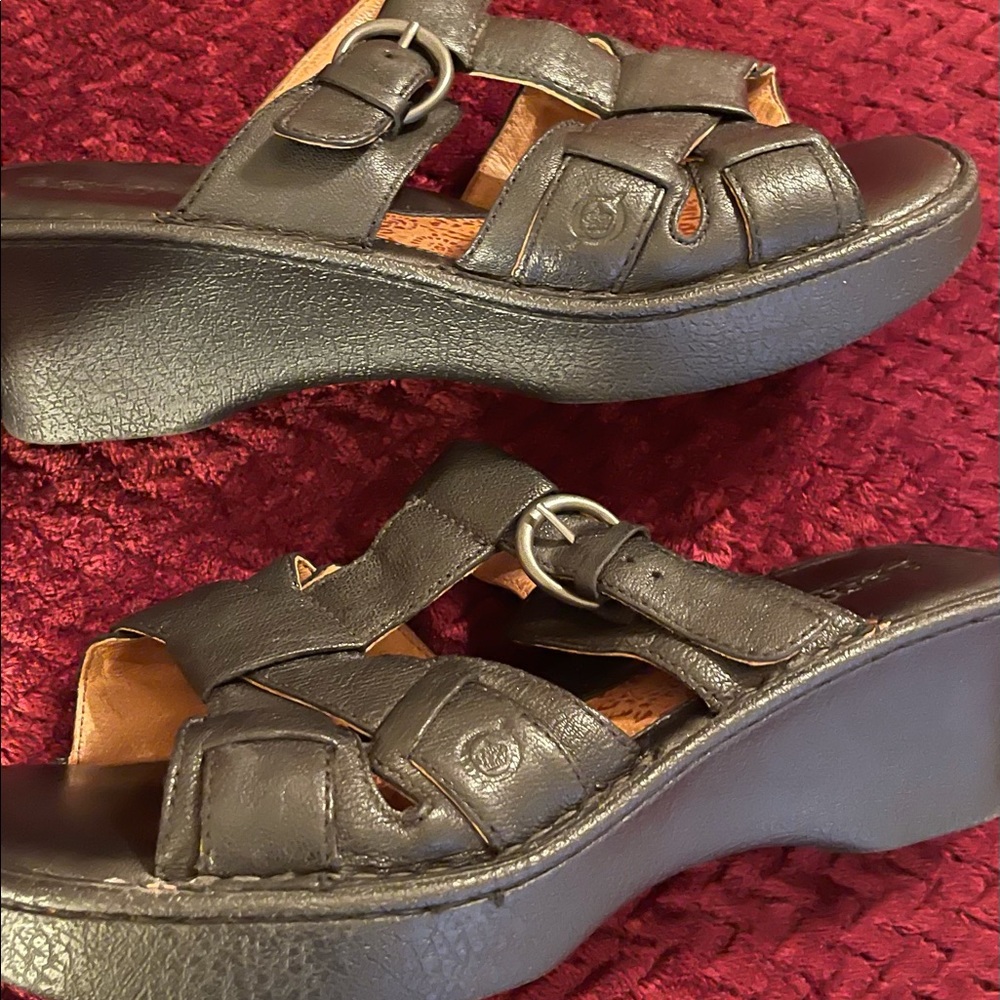☑️Børn Leather Sandals - Size 11- 43 EU
